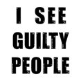 thumbnail image 2 of CafePress - See Guilty People Mug - 11 oz Ceramic Mug - Novelty Coffee Tea Cup, 2 of 3