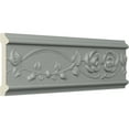thumbnail image 2 of Ekena Millwork 3 1/4"H x 3/4"P, 94 1/2"L, (9 1/2" Repeat), Rose Chair Rail, 2 of 6