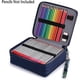thumbnail image 3 of Pencil Case/Pencil Bag with 127 holes (Forest-24x20x6.5cm) with large capacity for professional or amateur drawers, 3 of 5