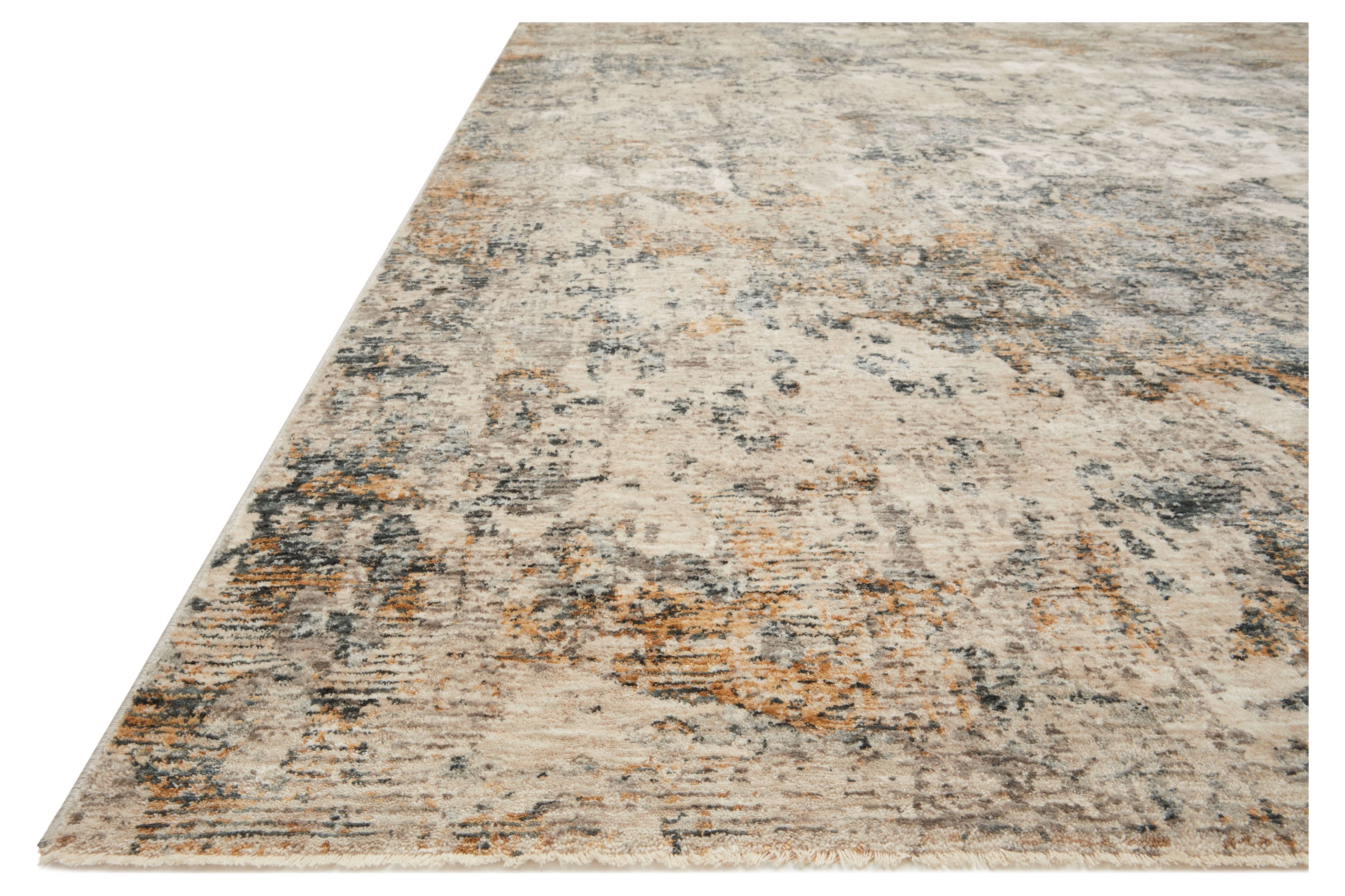 Loloi Axel Collection AXE-04 Ocean / Beige, Abstract Area Rug 2'-6" x 10'-0"