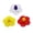 Yellow, variant on 5 Pack Hummingbird Feeder Ports, DIY Bottle Replacement Nozzles, Hanging Bird Feeding Port for Outdoor Garden, Star Design, Plastic Accessory