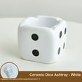 thumbnail image 6 of Sunxin Desktop Ornament Ashtray Retro Dice Ceramic Ashtray Outdoor Ashtray Indoor and Outdoor Patio Courtyard Desktop Decoration Gift Household Ashtray, 1X Ashtray, 6 of 9