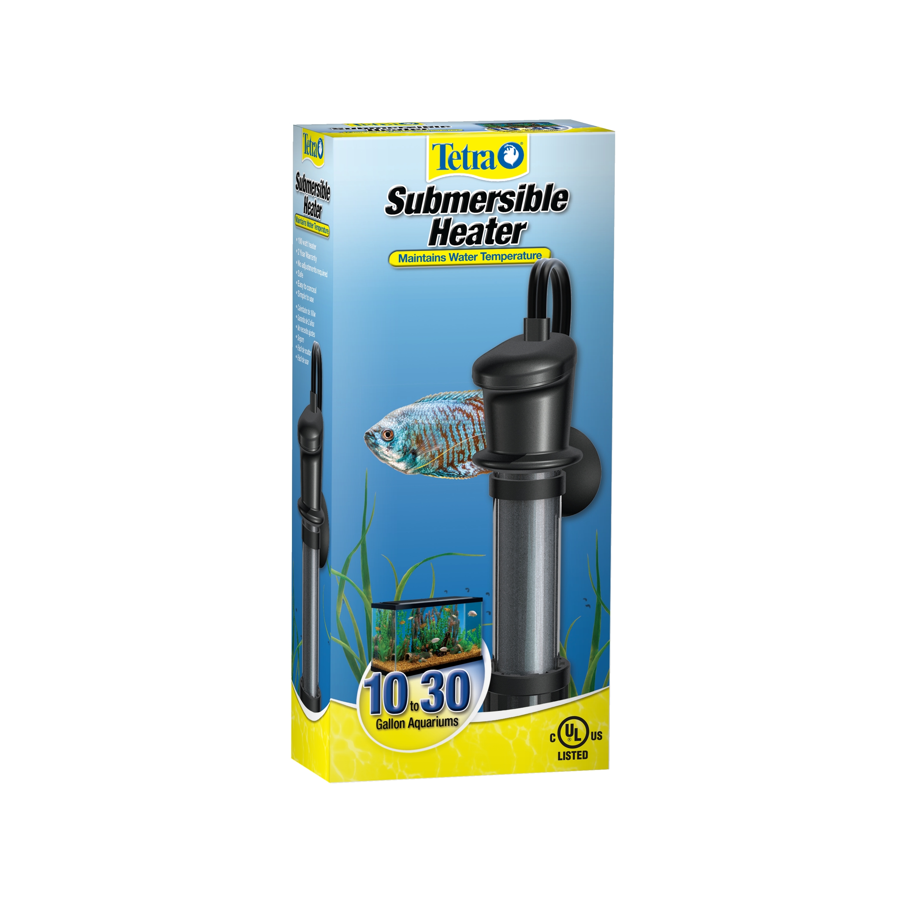 Tetra Submersible Aquarium Tank Heater, 10-30 Gallon, 100 Watts - image 6 of 7