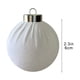 thumbnail image 3 of Bolas De Terciopelo Flocado Bolas De Navidad De Terciopelo Flocado De 6cm, Adornos Colgantes De Plástico Irrompibles Para Decoración Navideña (1 Unidad) Rkxzt, 3 of 9