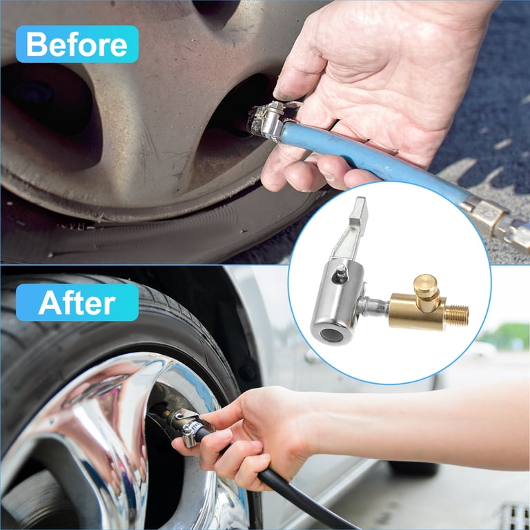 With Clip Adapter, Brass Locking NA. Newesoutorry Air Chuck Adapter ...