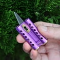 thumbnail image 5 of Clearance! Mosquito Repellent Mini Detachable Knife Portable Paper Cutting Brass Pocket Key Ring Folding Gray, 5 of 5