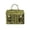 Green, variant on Green House Shaped PP Wicker Picnic Basket with Lid, Handle & Button Closure - 9.45x5.51x6.3 Inch Decorative Storage Basket for Garden, Picnic and Home Organization