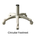 thumbnail image 5 of solautey Round Rolling Stool Chair PU Leather Height Adjustable Swivel Drafting Work SPA Shop Salon Stools with Wheels for SPA Salon Bar Cafe Home Office Stool, 5 of 8