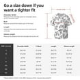 thumbnail image 7 of Xecao offers the Hand Drawn Turtle for Men's Casual Short-sleeved Shirt, a button-up collared shirt with a pocket, perfect for beach vacations and yacht travel in the Medium size., 7 of 7