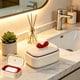 thumbnail image 1 of Cute Bowknot Soap Dishes With Lid Dustproofs Selfs Draining Soap Holders With Cover Decorative Bathroom Soap Tray For Home Kitchen Shower Gym Travel, 1 of 8