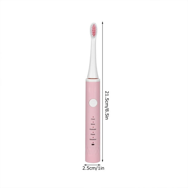 Cepillo de Dientes Ultrasónico, Limpiador de Dientes Impermeable IPX7, Cepillo de Dientos Eléctrico de Cerdas Suaves, Cepillo de Dientes de Carga USB, PARA HOMBRES PARA MUJERES