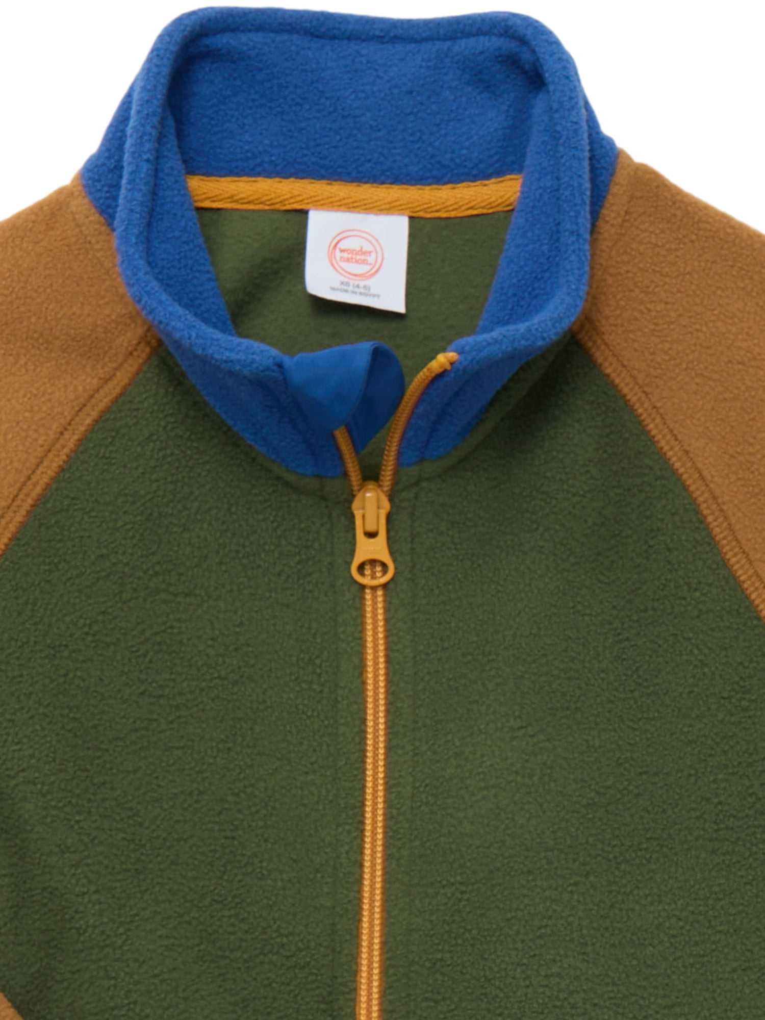 Wonder Nation Boys Microfleece Zip Jacket, Sizes 4-18 & Husky