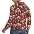 thumbnail image 3 of Hoodies for Men - record Skull rock Long Sleeve Comfrt Men'S Fashion Hoodies & Sweatshirts, Sweatshirts for Men Hoodies Pullover Clothing Clothes with Pouch, 3 of 7