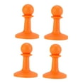 thumbnail image 1 of 4 tapas protectoras para lona de tienda de campaña, de goma, resistentes, para puntas de poste de tienda, ligeras, para montañismo y mochileros. Naranja, 1 of 8