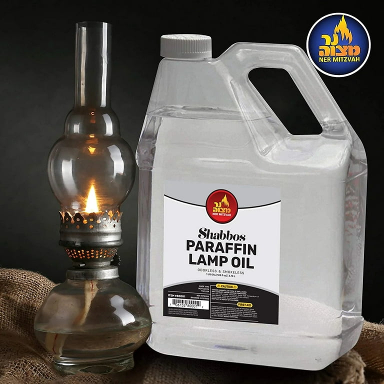 FIREFLY Kosher Citronella Paraffin Lamp Oil - 1 Gallon - Odorless Base &  Smokeless - Ultra Clean Burning Paraffin Oil with Citronella Oil