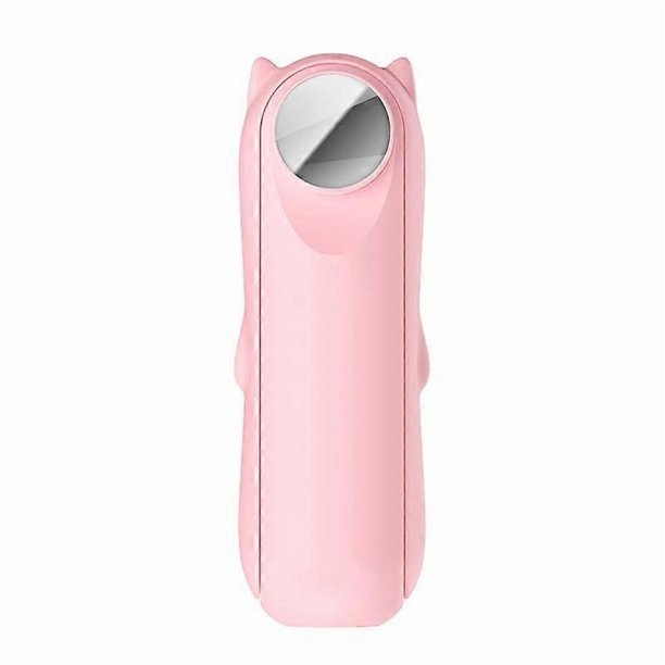 Personal Fan Handheld Mini Fan, 3 IN 1 Hand Fan, Portable USB Rechargeable Small Pocket Fan, Battery Operated Fan for Travel,Outdoor-Pink