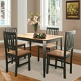 thumbnail image 4 of Gymax Mid Century Modern Rectangular Dining Room Table w/ Solid Wooden Legs Walnut, 4 of 10