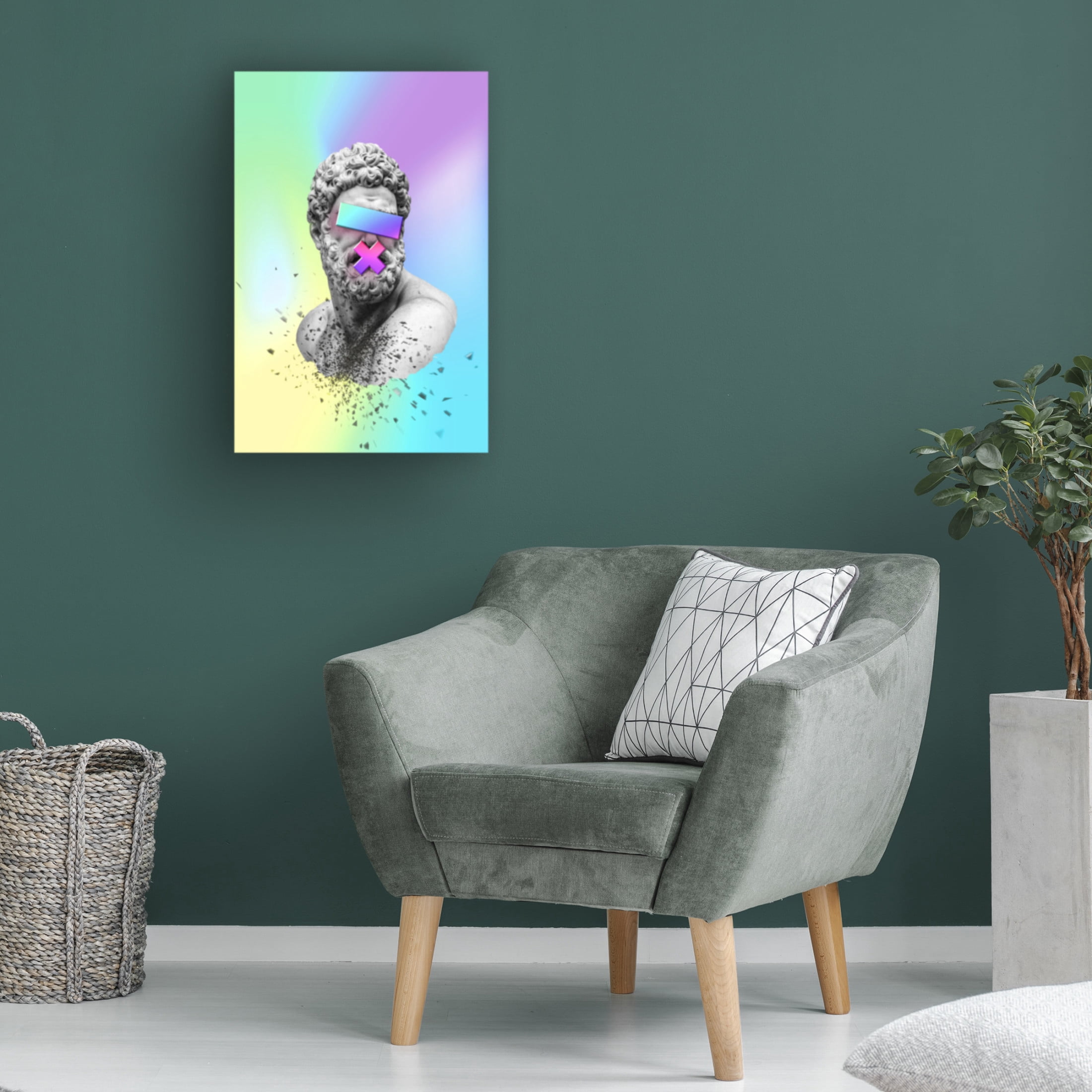 Trademark Fine Art Fadil Roze Thanos Canvas Wall Art