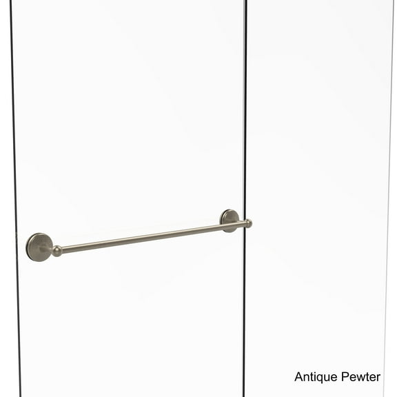 Monte Carlo Collection Shower Door Towel Bar - Antique Pewter / 30 Inch