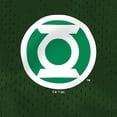 thumbnail image 5 of Dc Green Lantern White Logo Mens Lined Mesh Shorts, Hunter Green, Large, 5 of 6