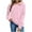 Pink, variant on Women's Valentines Day Sweatshirts Long Sleeve Love Heart Printed Sweatshirt Trendy Round Neck Pullover Tops White S