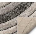 thumbnail image 3 of Well Woven Tilly Grey Geometric Stripes Thick Soft Plush 3D Textured Shag Area Rug 8x10 (7'10" x 9'10"), 3 of 7
