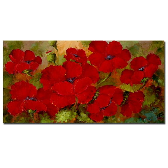 Rio 'Poppies' Canvas Art