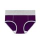 thumbnail image 1 of Gibobby Ropa interior termica Ropa interior cómoda para mujer, transpirable, algodón , sin rieles, para niñas (Morado, X4XL), 1 of 5
