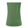 thumbnail image 4 of WEIWEN Womens Tank Tops Summer Casual Backless Strapless Eyelet Bandeau Tube Tanks Off the Shoulder Tops for Women Tunic Shirts Light Green, XXL, 4 of 5
