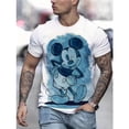 thumbnail image 5 of 2024 Verano Disney Mickey Mouse Gráfico 3d Impresión Camisetas Dibujos Animados Anime Casual Ropa de Calle Hombres Mujeres Moda Camisetas Tops, 5 of 5