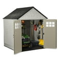 thumbnail image 6 of Rubbermaid 7x7 Ft Durable Weatherproof Resin Outdoor Storage Shed, (2 Pack), 6 of 10