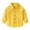 Yellow, variant on KAUOD Boys' Button Down Shirt Long Sleeve Classic Shirt Collared Uniform Kids Casual Dress Shirt with Chest Pocket Spring Outfits