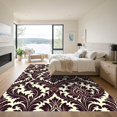 thumbnail image 3 of ODIKA 4'x6' Machine Washable Non-Slip Area Rug, Traditional Ivory High Traffic Rug, Ivory, 941430, 3 of 7