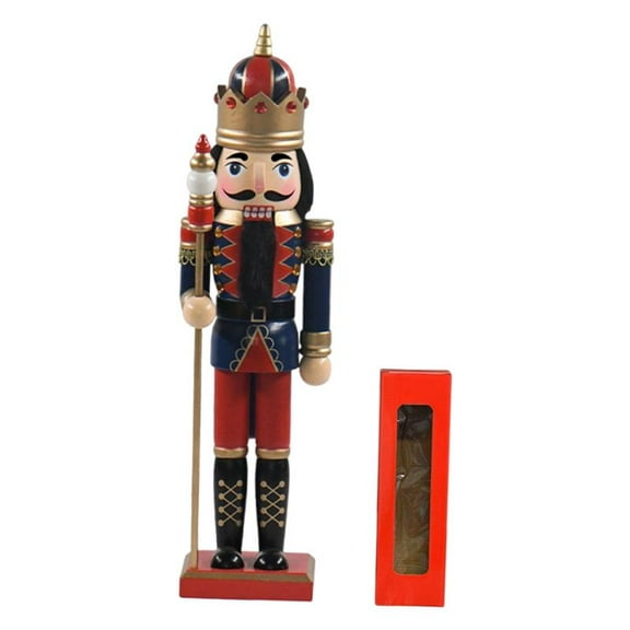 FVDPWYE Nutcracker Figurine Christmas Decoration Collectible Christmas Nutcracker Soldier Ornament for Fireplace Holiday Shelf Mantel