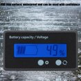 thumbnail image 3 of Battery Capacity Monitor LCD Display Simple Setting Waterproof Indicator 12 84V, 3 of 7