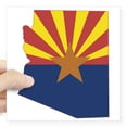 thumbnail image 1 of CafePress - Arizona Flag Square Sticker 3 X 3 - Square Sticker 3" x 3", 1 of 1