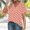 (Fashion 74)Orange, variant on Aimik Women's Casual Short Sleeve V-Neck Gradient T-Shirt Summer Fashionable and Comfortable Loose Womens Tops