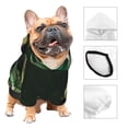 thumbnail image 3 of Xecao Palm Leaves And Exotic Birds Pattern Sweatshirts Winter Pet Dog Hoodie Puppy Coat Dog Sweaters Dog Clothes with Hat Dog Clothes Costume Outfit,Small Pets Wear-Medium, 3 of 7