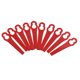 thumbnail image 1 of Eigraketly Recortadora de césped de plástico de 100 Uds., herramientas de cortacésped rojo, accesorios para cortacésped, Clip de repuesto para césped, Herramientas eléctricas Eigraketly TO1531-00B, 1 of 6