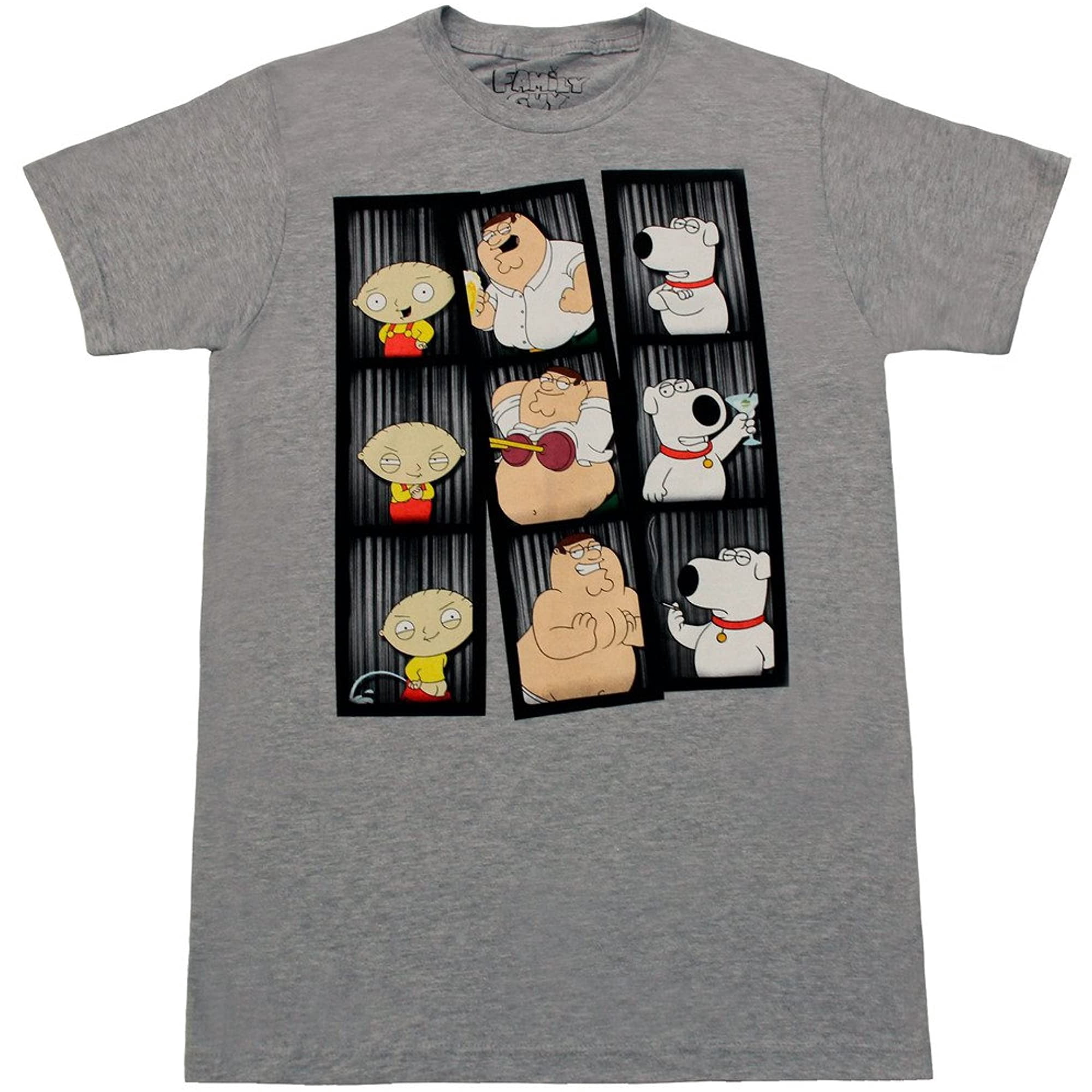 Family Guy Funny Photo Booth Poses Adult Heather Gray T-Shirt | Walmart Canada Family Guy Funny Photo Booth Poses Adult Heather Gray T-Shirt | Walmart Canada