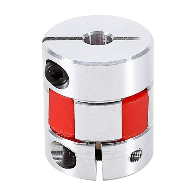 6.35mm x 10mm Plum Shaft Flexible Coupling for CNC Stepper Motor, Encoder