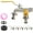 Yellow, variant on Universal Stainless Steel Double Outlet Garden Water Faucet, Outdoor Water Faucet Valve with Double Outlet, 1/2 * 3/4 * 3/4 Hose Splitter 2 Way Heavy Duty, for Garden Hose, Washing Machines (Red)