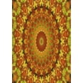 thumbnail image 1 of Ahgly Company Machine Washable Indoor Rectangle Transitional Yellow Area Rugs, 3' x 5', 1 of 7