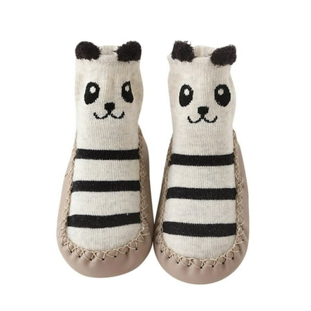 

Cute Children Toddler Shoes Autumn and Winter Boys and Girls Floor Socks Shoes Flat Bottom Non Warm Cartoon Animal Pattern Wide Shoes for Boys Boys Shoes Size 4 Big Kid Shoes Girls Size 8 Hard