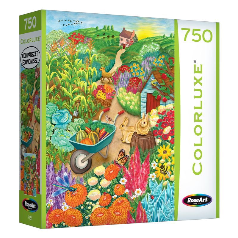 Colorluxe 750pc full bloom garden harvest