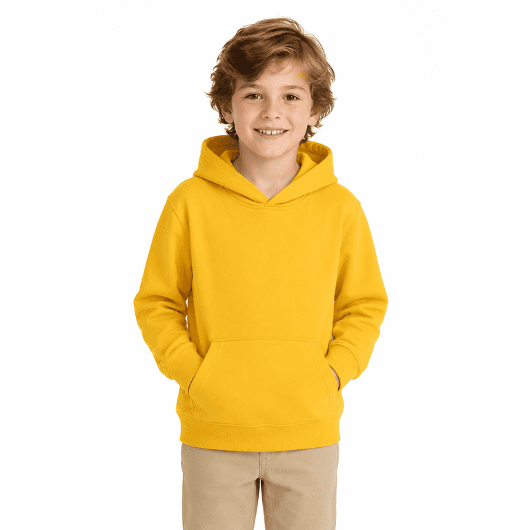 HILEELANG Kids Cotton Blend Pullover Hoodie photo 1