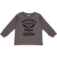 thumbnail image 3 of Inktastic Handpicked for Earth By My Nonna in Heaven with Angel Wings Boys or Girls Long Sleeve Toddler T-Shirt, 3 of 5