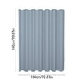 thumbnail image 5 of JVBTVB Waterproof No Drill Shower Curtain - EVA Fabric 71x71 Inch, Mold Resistant Bathroom Partition with Hooks, Hotel Quality Solid Color Liner, 5 of 6