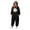 Black, variant on Halloween Onesie Pajamas Adult Pumpkin Ghost Halloween Costume Pajamas Adults Hooded Jumpsuit Sleepwear One Piece Union Suit Outfit Soft Cozy Lounge Wear for Holiday Party(cute ghost_B)