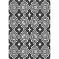 thumbnail image 1 of Ahgly Company Indoor Rectangle Patterned Silver Gray Novelty Area Rugs, 7' x 9', 1 of 6